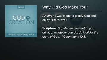 13. Why Did God Make You? - Questions with Answers (Lyric Video) by Dana Dirksen