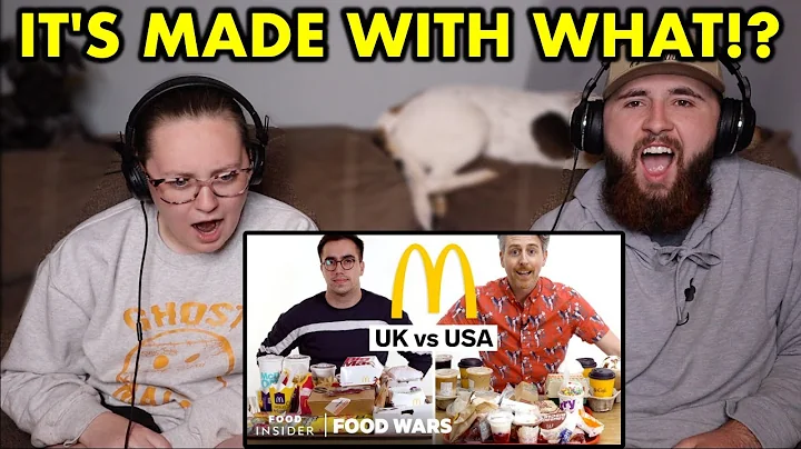 Americans React to US vs UK McDonald's | Food Wars *SHOCKING*
