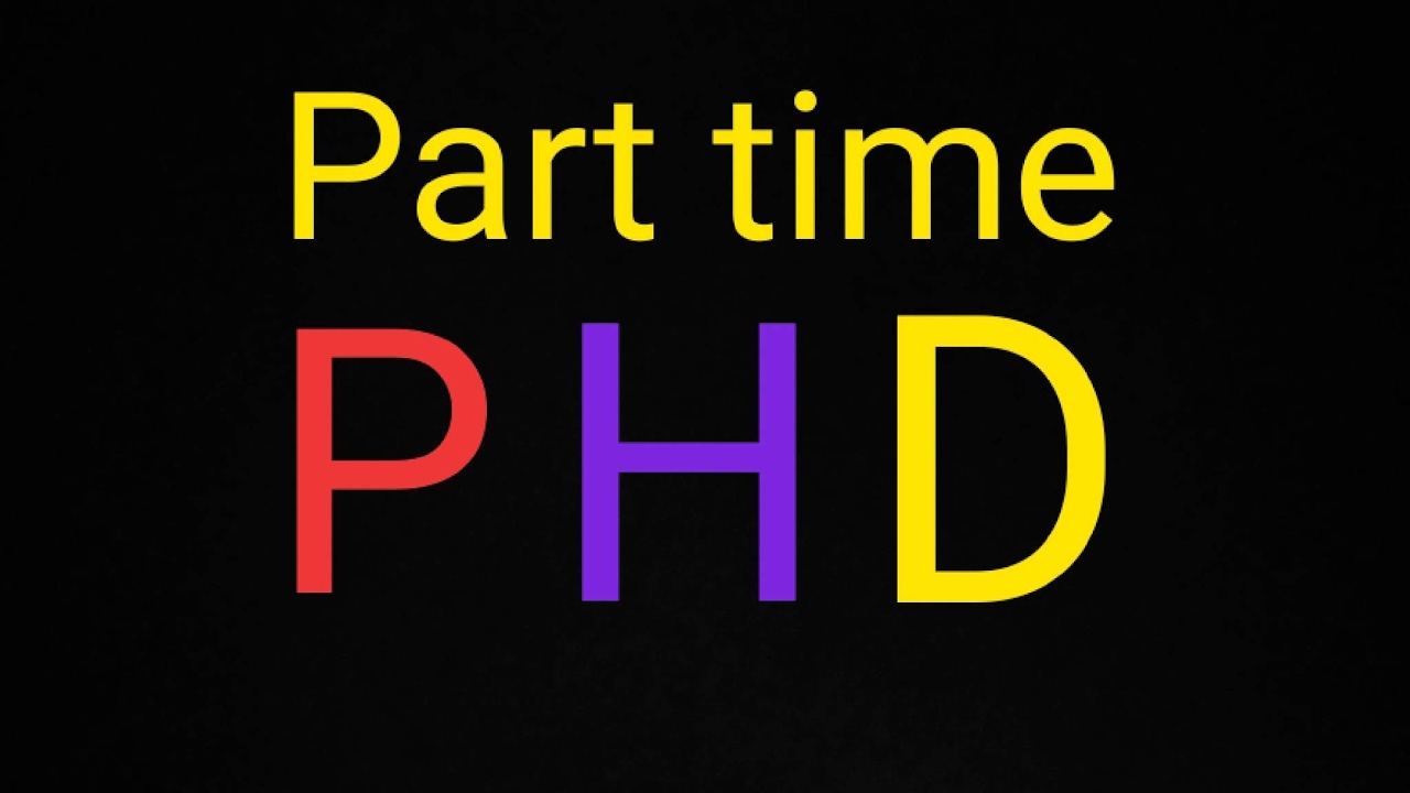 part time phd mit