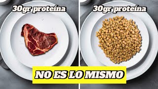 Por qué 30 Gramos de Proteína NO SON 30 Gramos de Proteína