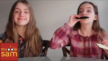 Sophia and Bella in NAME THAT SONG CHALLENGE on Mugglesam