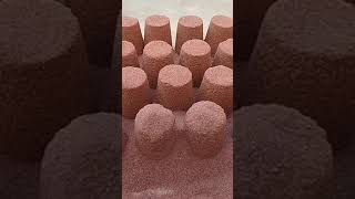 ASMR Shorts, Red Mix Grey Stones Dry crumbling video #softstretch#asmr #satisfying #relax