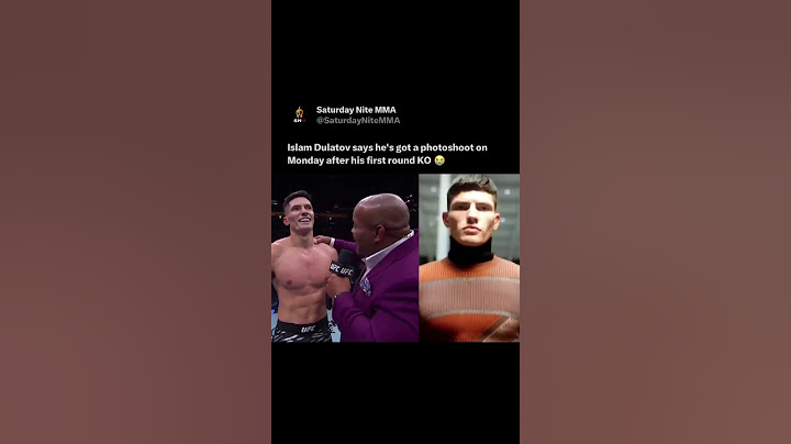 Islam Dulatov said he has a photoshoot after his first round KO 😭 •#ufc #mma #ufc318 #islamdulatov