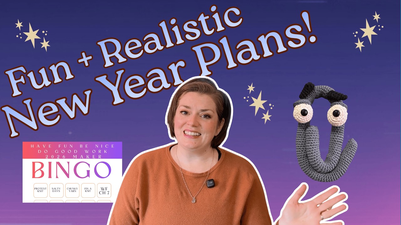 What's better than new year planning?! Balancing whimsy + practicality in my knit & crochet plans.