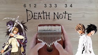 Death Note OP 1 [The World] | Kalimba (with TABS) Resimi