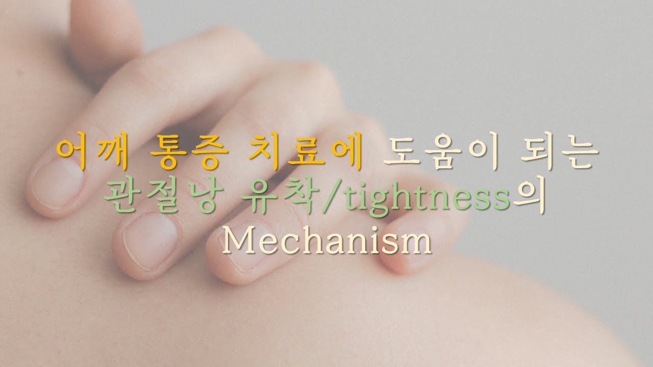 [오십견/어깨통증] 어깨 통증 치료에 도움이 되는 관절낭 유착/ Tightness의 Mechanism