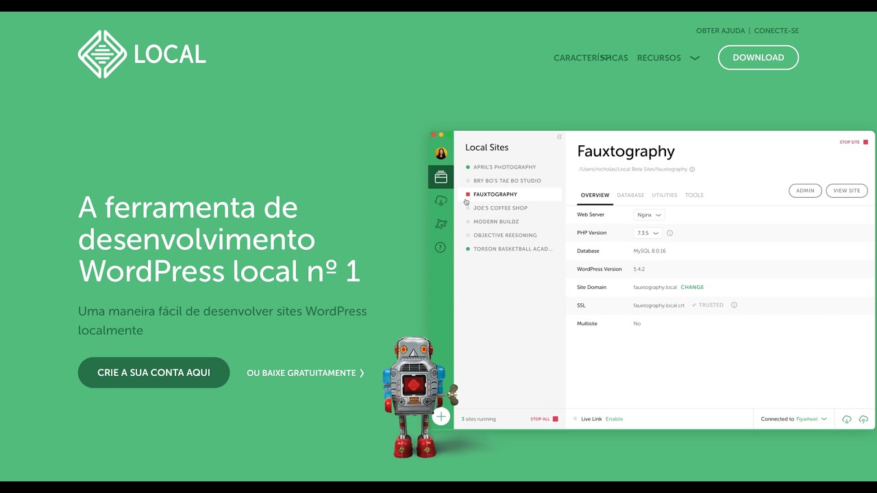Instalando o WordPress em sua máquina local com LocalWP - Local ...
