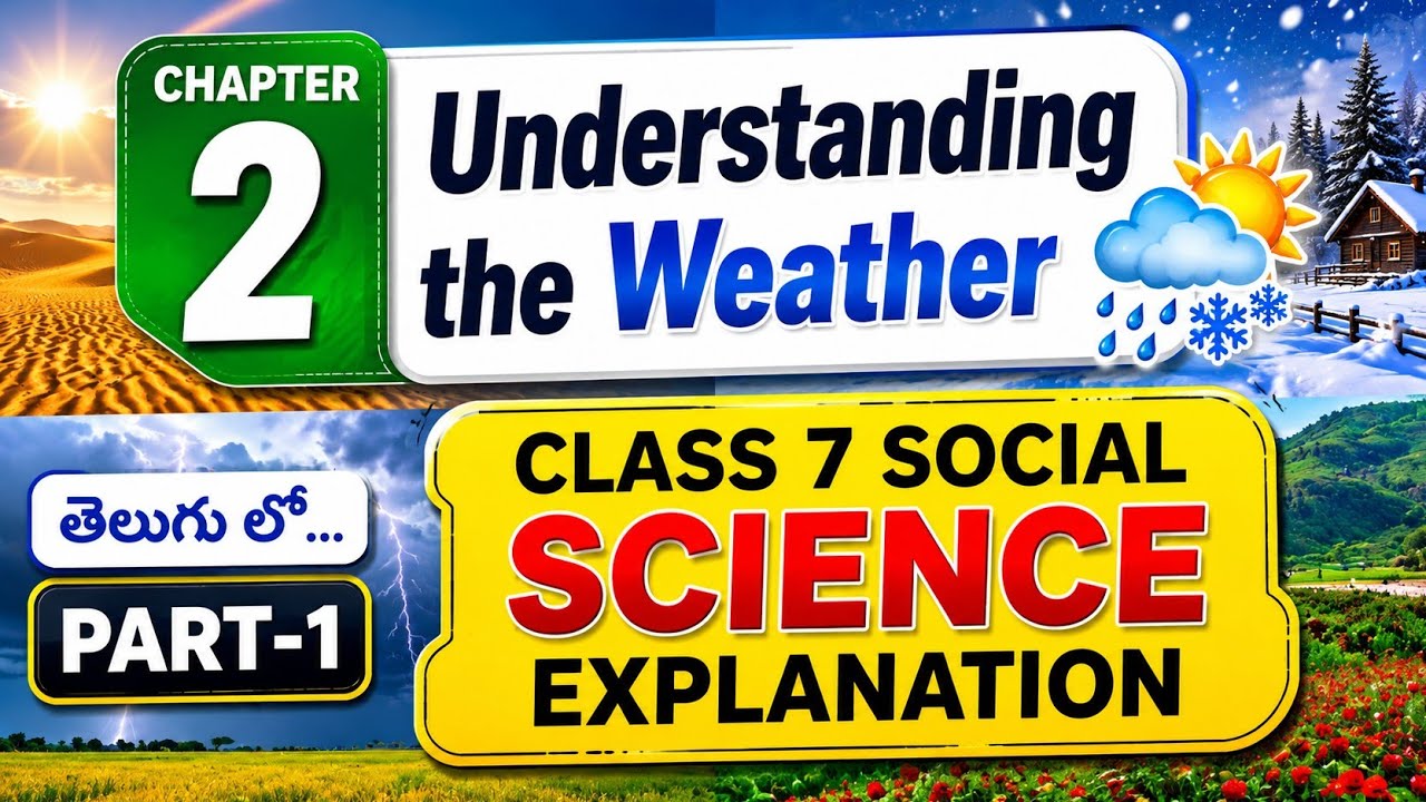 Understanding the weather | Class 7 Social Science Chapter 2 | Part-1 ...