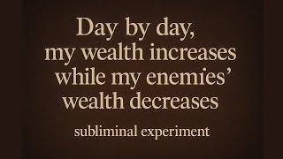 Day by day, my wealth increases while my enemies' wealth decreases | 𝐬𝐮𝐛𝐥𝐢𝐦𝐢𝐧𝐚𝐥 [READ DESCRIPTION]