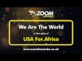 Usa for africa  we are the world  karaoke version from zoom karaoke