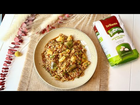 ¡Arroz con Sepia y Verduras! 🦑🥦 Receta Fácil y Rápida 😍