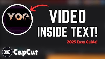 How to Add Video Inside Text in CapCut PC (2025 Easy Tutorial!)