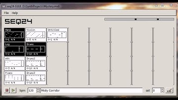 Misty Corridor - Seq24 (with QSynth)
