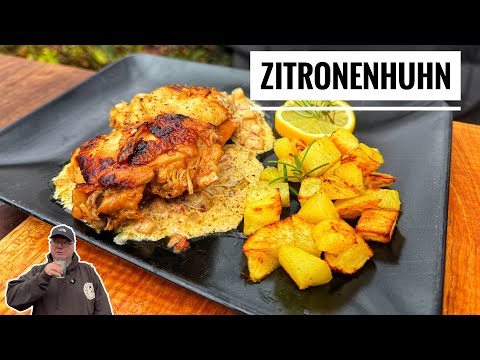 #712: Lemon Chicken - classic comfort food from the Dutch oven. Quick and easy to make!
