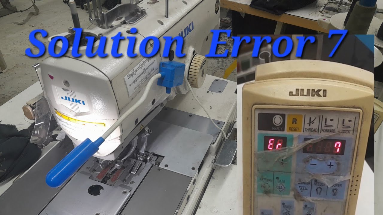 Juki MEB 3200 Err  7