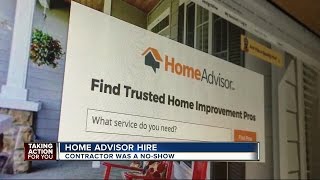 Home Advisor repairman disappears with couple's money