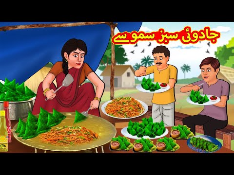 جادوئی سبز سموسے | Stories in Urdu | Urdu Stories | Bedtime stories in Urdu | Moral Stories