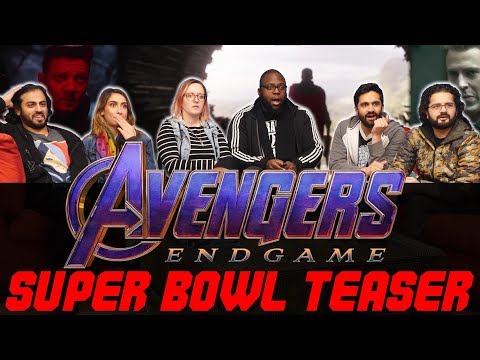Avengers Endgame - Official Super Bowl Trailer - Normies Group Reaction