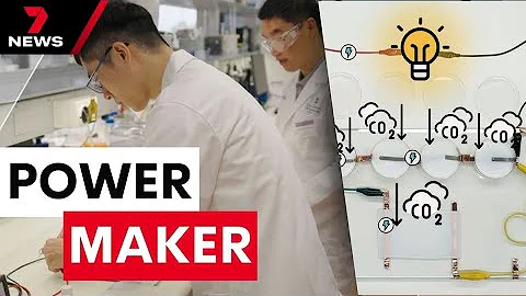 Scientists make world-first breakthrough converting C02 into electricity | 7 News Australia