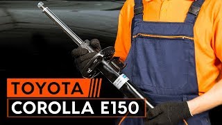 Como trocar amortecedores dianteiros TOYOTA СOROLLA E150 Sedan [TUTORIAL AUTODOC]