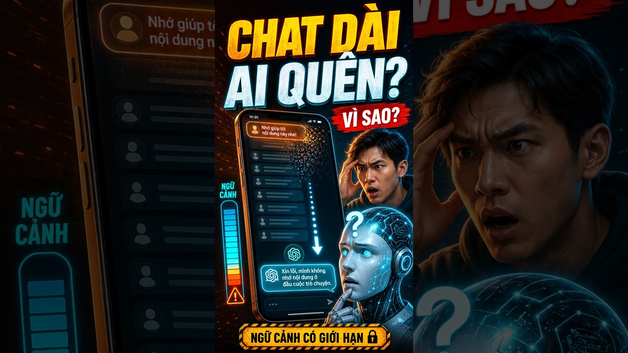 Chat dài quá, vì sao AI có thể quên điều bạn nói từ đầu?