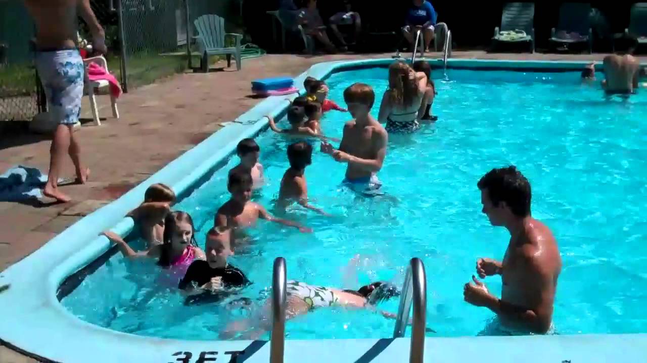 Swim Fun at Holiday Hill Day Camp Mansfield, CT. YouTube