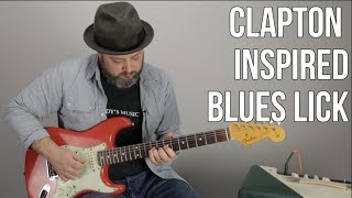 Video thumbnail of "Blues Rock Lead Guitar Lesson - Eric Clapton Inspired Guitar Lick"