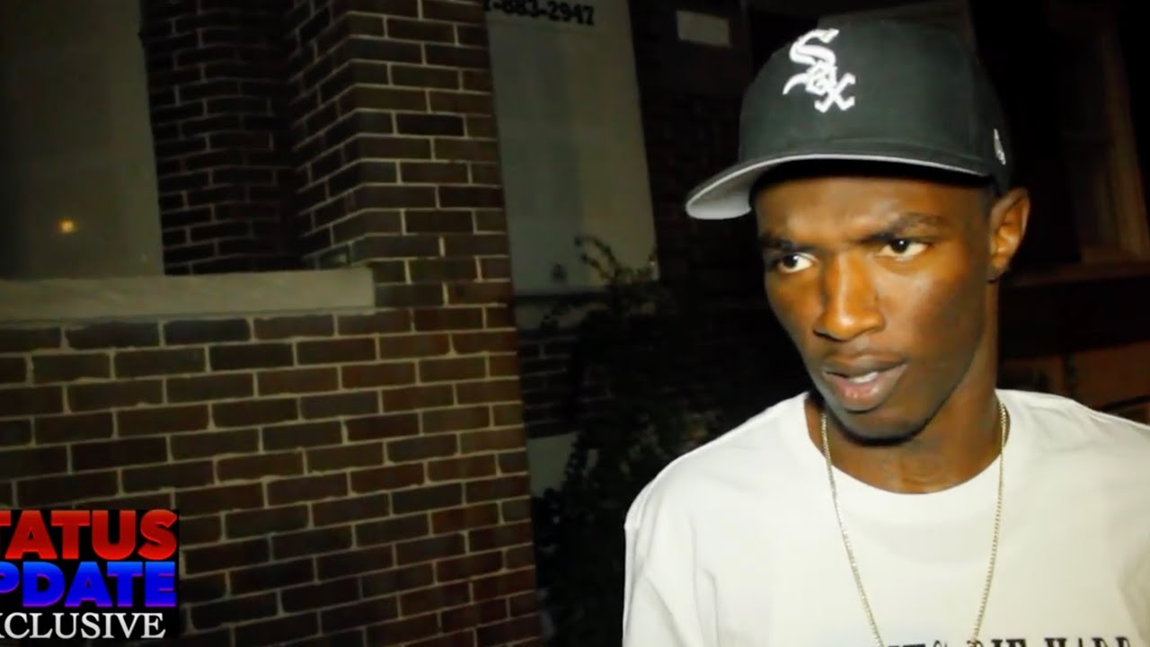 Wooski About To SH00T At Unknown Car On The Block, Wooski First Ever Interview