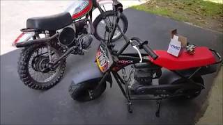 Motovox Mini Bike new carb and All About Mini Bikes new book