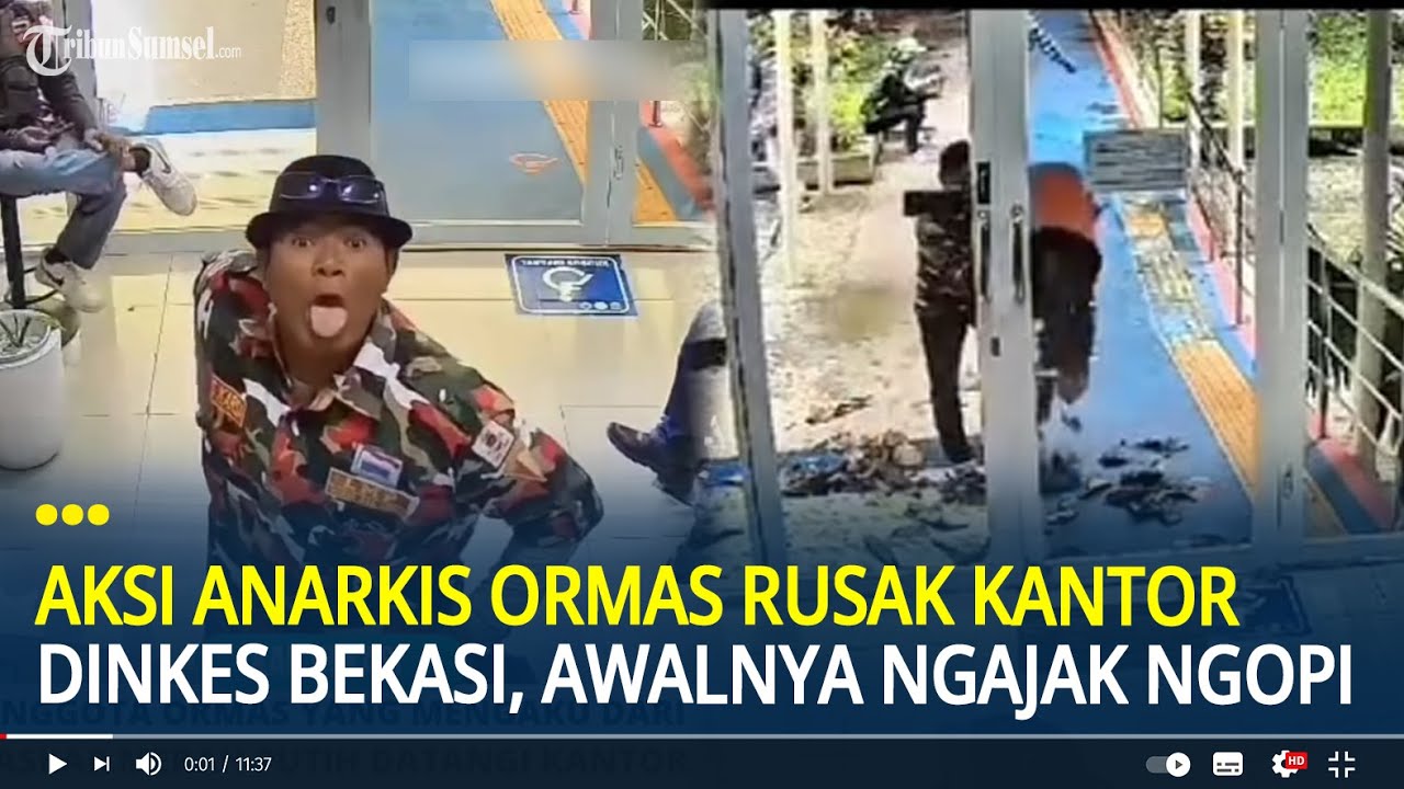 Aksi Anarkis Ormas Rusak Kantor Dinkes Bekasi, Awalnya Ngajak Ngopi Bareng saat Puasa