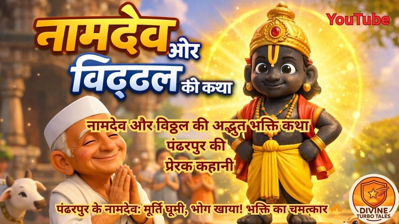 Bhakt Namdev Ki Katha | Krishna Bhakti Story | Namdev & Vitthal की अद्भुत Bhakti Kahani 