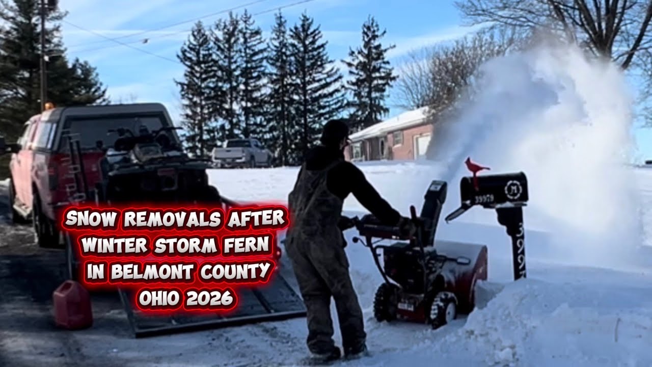 One Man vs Winter Storm Fern ️ | Ohio Snow Removal 2026 - YouTube