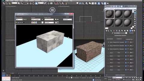 3D Max Materials 2 Blend, Composite, Double Sided Video