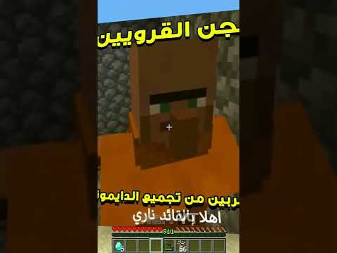 سجن القرويين المصنوع من الدايموند في ماين كرافت فيه مشكلة 