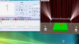 Chauvet Par 56 LED & ShowXpress PC DMX Quick Scene