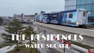 The Residences Water Square Update | Downtown Detroit, Michigan 4K Drone
