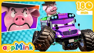 Race To The Finish Line Mink Vs. Dr.evil Pig