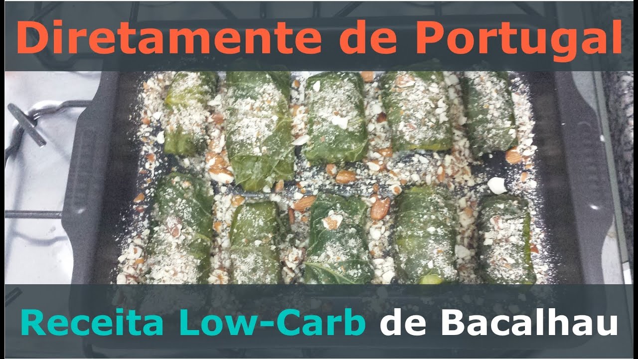 RECEITA LOW CARB DE BACALHAU