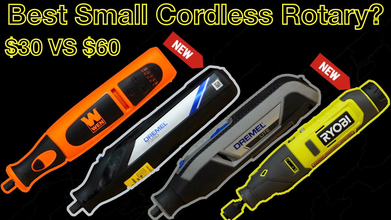 Dremel Meets Ryobi's Challenge with 2 New Cordless Rotary Tools