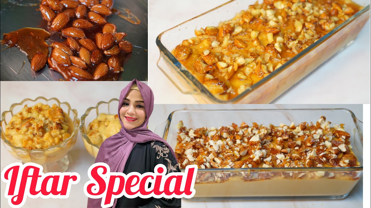 Easy Dessert for Iftar | Caramel Custard 🍮 Butterscotch Pudding | Ramadan Recipes