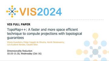 TopoMap++: A faster and more space efficient technique to compute projections with topological guar