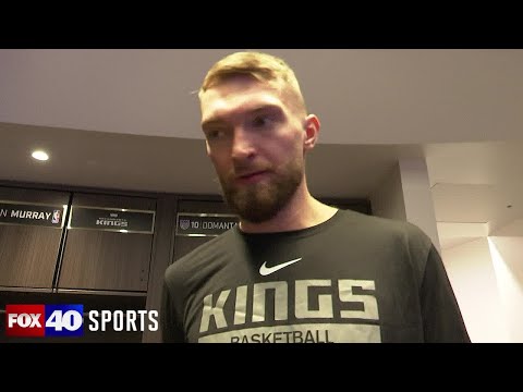 Domantas Sabonis discusses the Kings 125-119 loss to the Hornets