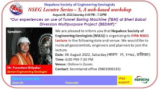 Experiences of Use of Tunnel Boring Machine (TBM) at Bheri Babai