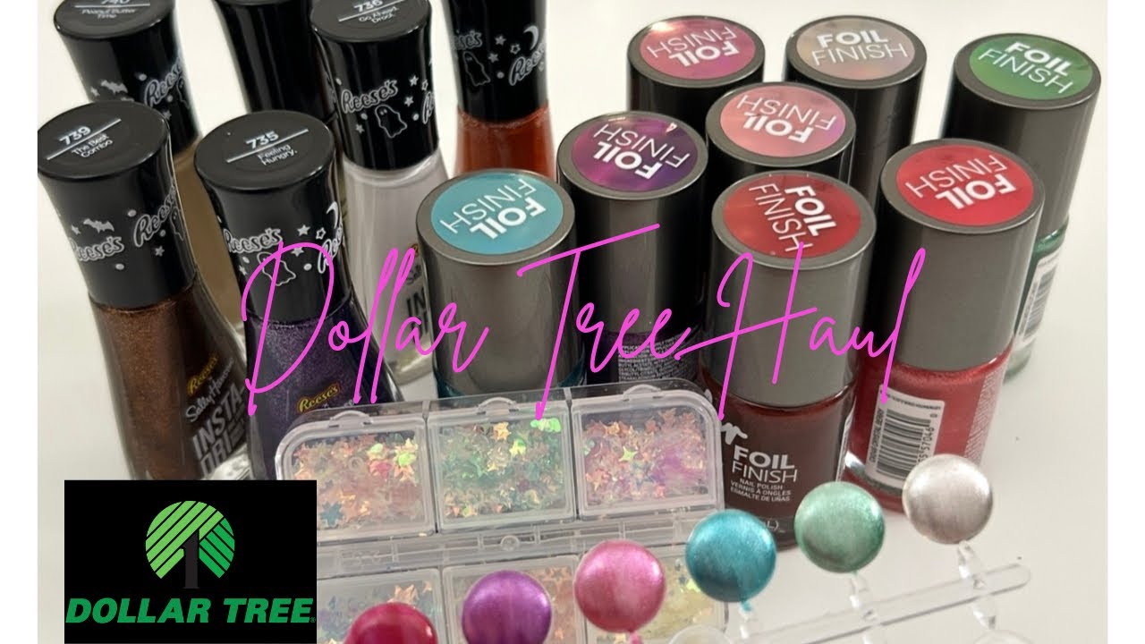 New At Dollar Tree— Sally Hansen Reese’s, Color Vibe Foil Finish!