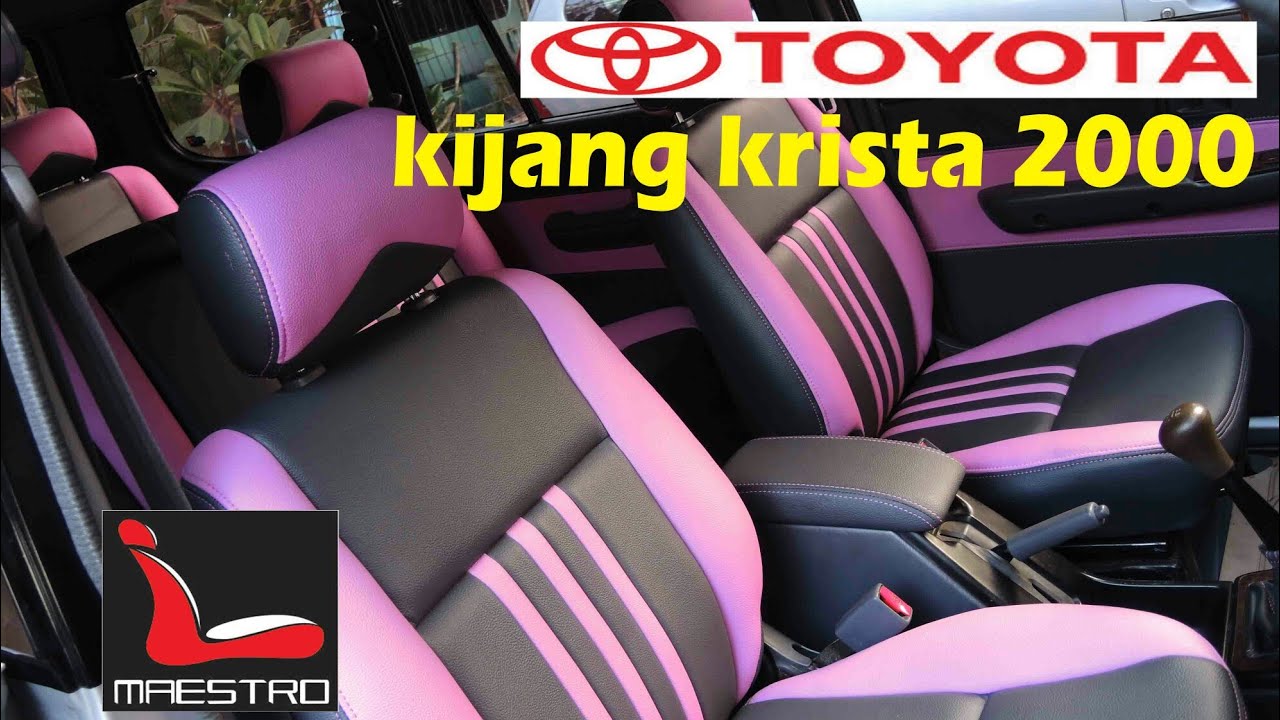 Toyota Kijang Krista Th 2000 Fresh Interior Dengan Kombinasi