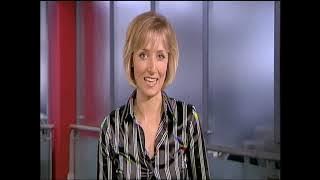 Louisa Preston in a Black Striped Satin Blouse  -  BBC London News   [480p]   (Re-Upload)