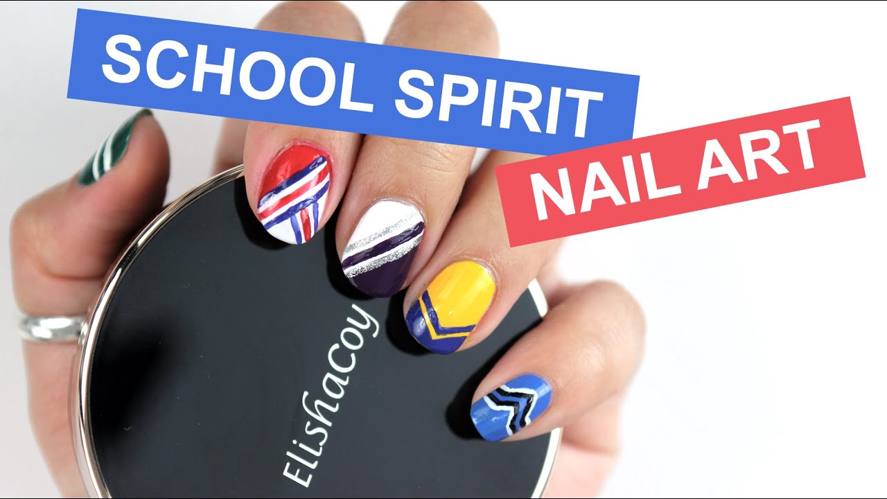 1. Simple Back to School Nail Art - wide 9