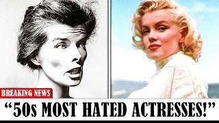 25 MOST HATED Hollywood Actresses Of 1950s
