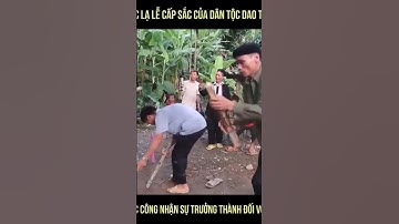 Độc Lạ Lễ Cấp Sắc Cho Nam Giới Dân Tộc Dao Khi Lấy Vợ #Shorts