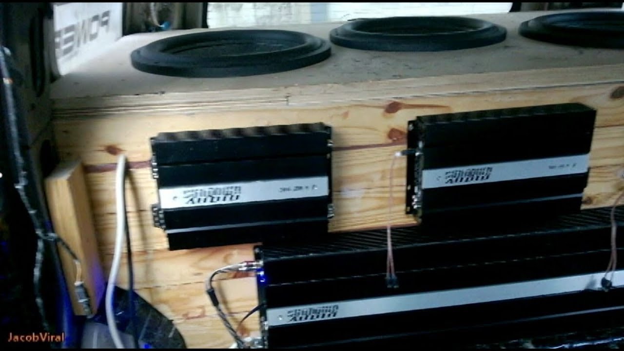 3 18" subs on Sundown NS2 18 volt system JY Power YouTube